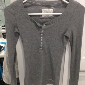 gray henley-aeropostale